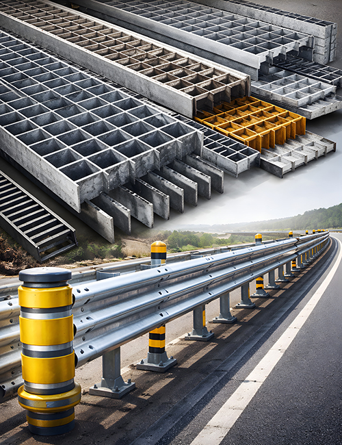 Gratings & Crash Barriers